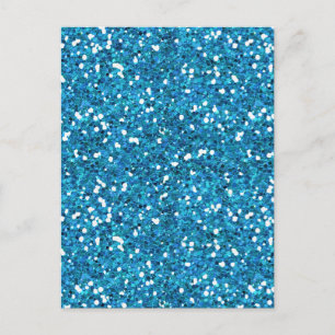 CARTE POSTALE MIXMATCH ROYAL BLUE PARTIES SCINTILLANT ARRIÈRE -