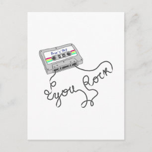 Carte Postale Mixtape - Vous rochez