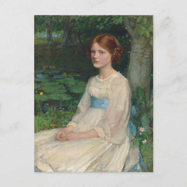 Carte Postale Mlle Betty Pollock | John William Waterhouse (Devant)
