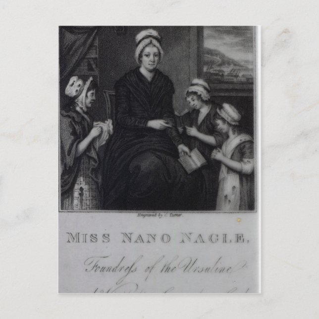 Carte Postale Mlle Nano Nagle, 1809 (Devant)
