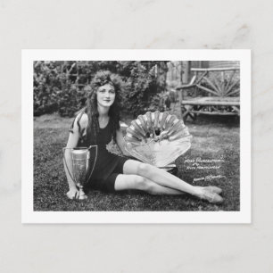 Carte Postale Mlle Philadelphie, début des années 1900