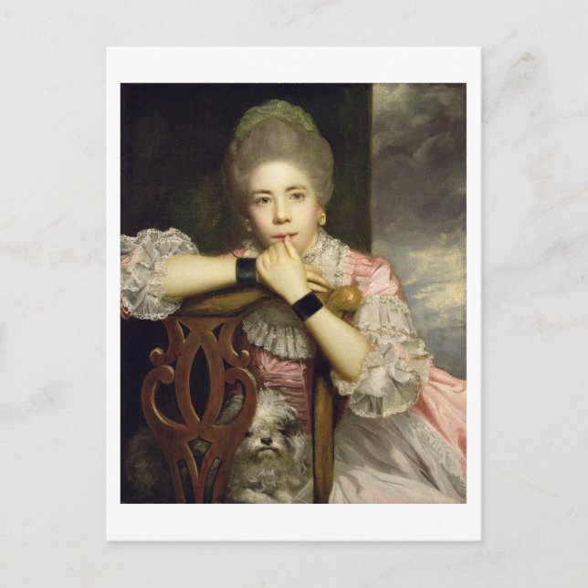 Carte Postale Mme Abington comme Mlle Prue dans "L'amour pour Co (Devant)