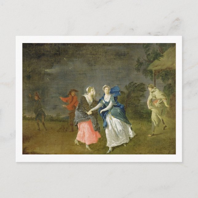 Carte Postale Mme Cibber as Cordelia, c.1755 (oil on canvas) (Devant)