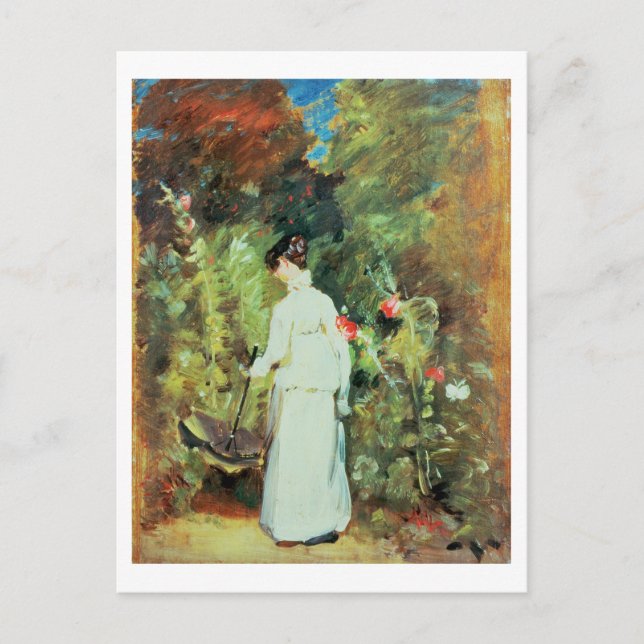 Carte Postale Mme Constable à Garden (Devant)