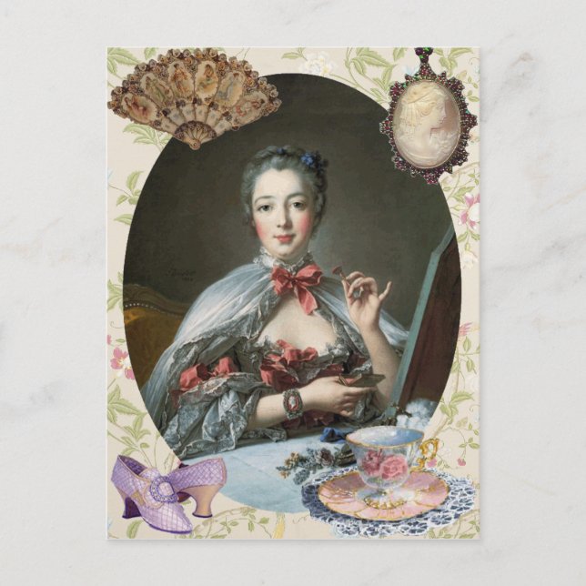 Carte Postale Mme de Pompadour (Devant)