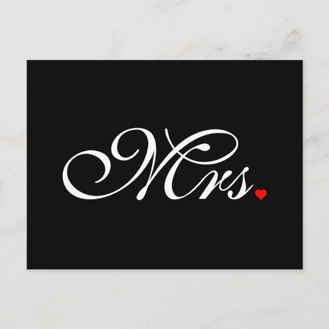 Carte Postale Mme Femme Marié Ses Hers Nouvelles Maisons (Devant)