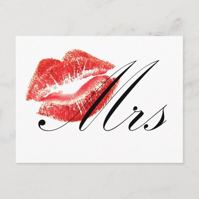 Carte Postale Mme Lips (Devant)