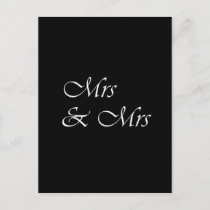 Carte Postale Mme & Mme