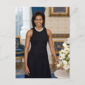 Carte Postale Mme ObamaPortrait