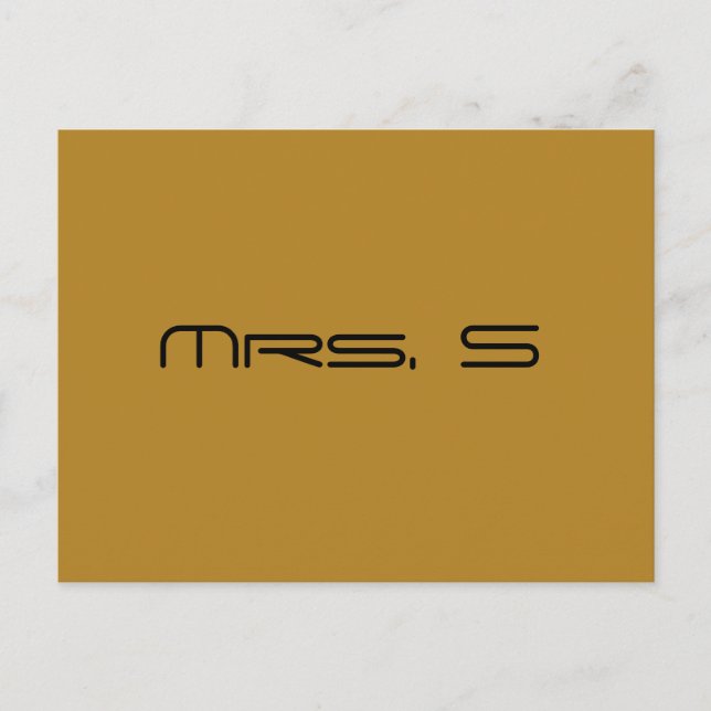 Carte Postale Mme S mère adoptive de Orphan Black (Devant)