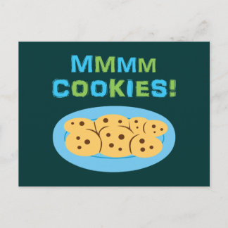 Carte Postale Mmmm Cookies !