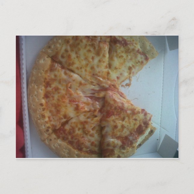 Carte Postale Mmmmmmm.....pizza (Devant)