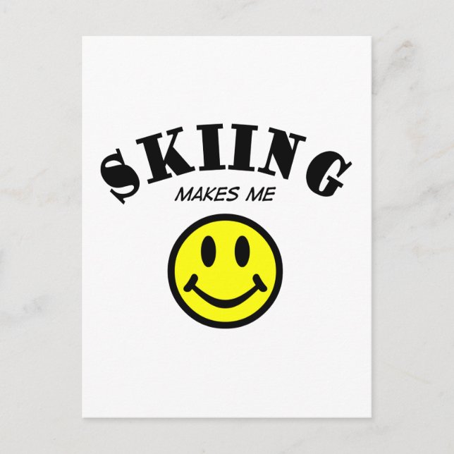 Carte Postale MMS : Ski (Devant)