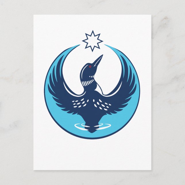 Carte Postale MN Loon Rising (Devant)