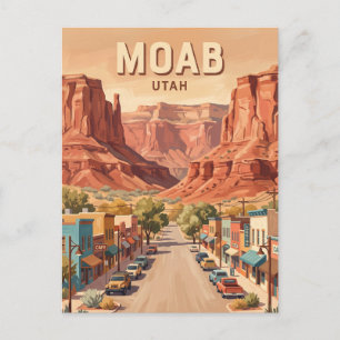 Carte Postale Moab Main Street Utah
