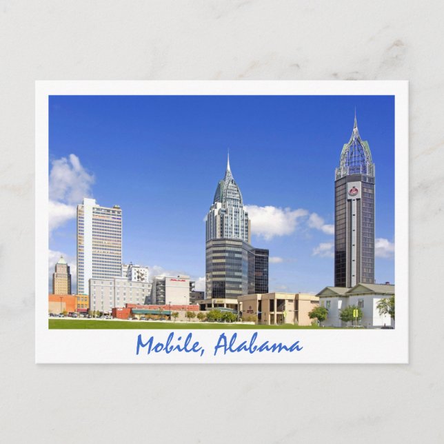 Carte Postale Mobile, Alabama (Devant)