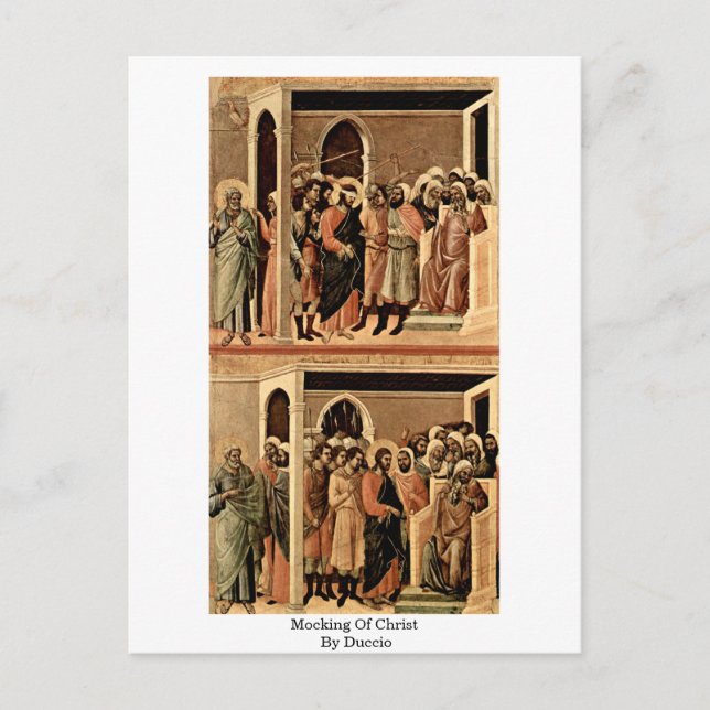 Carte Postale Mocage Du Christ Par Duccio (Devant)