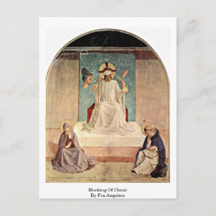 Carte Postale Mocking Of Christ. Par Fra Angelico