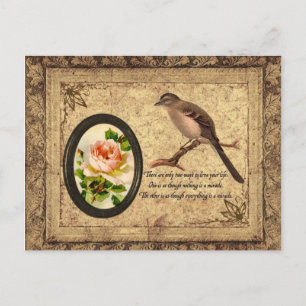 Carte Postale Mockingbird vintage