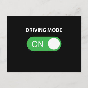 Carte Postale Mode Conduite Sur Un Conducteur De 16 Ans