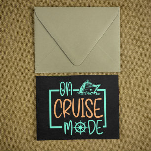 Carte Postale Mode Croisière Bateau De Croisière Sur Les Voyages