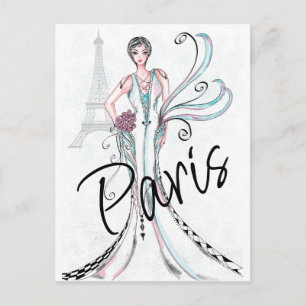 Carte Postale Mode de Paris