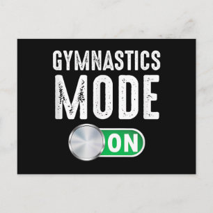Carte Postale Mode Gymnastique Activé Athlète de Gymnastique Coo