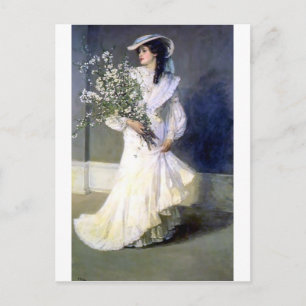 Carte Postale Mode mariage de mariée victorienne