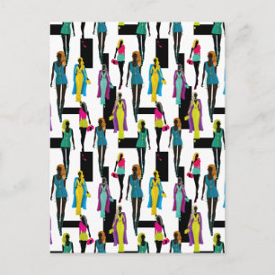 Carte Postale Mode moderne design design design design motif