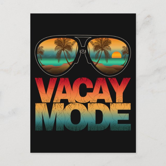 Carte Postale Mode Vacances (Devant)