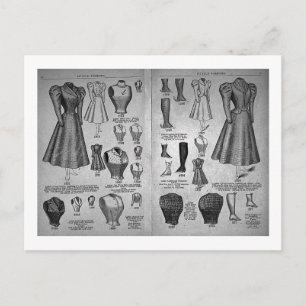 Carte Postale Mode vélo - Catalogue Vintage