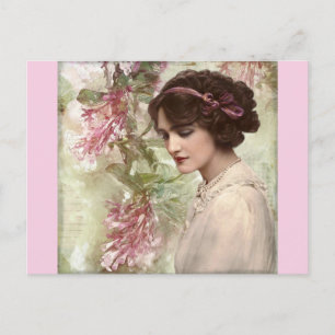 carte postale mode vintage