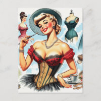 Mode vintage Corset Pin Up