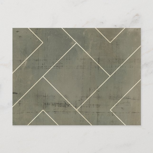 Carte Postale Modèle Abstrait avec formes géométriques (Devant)