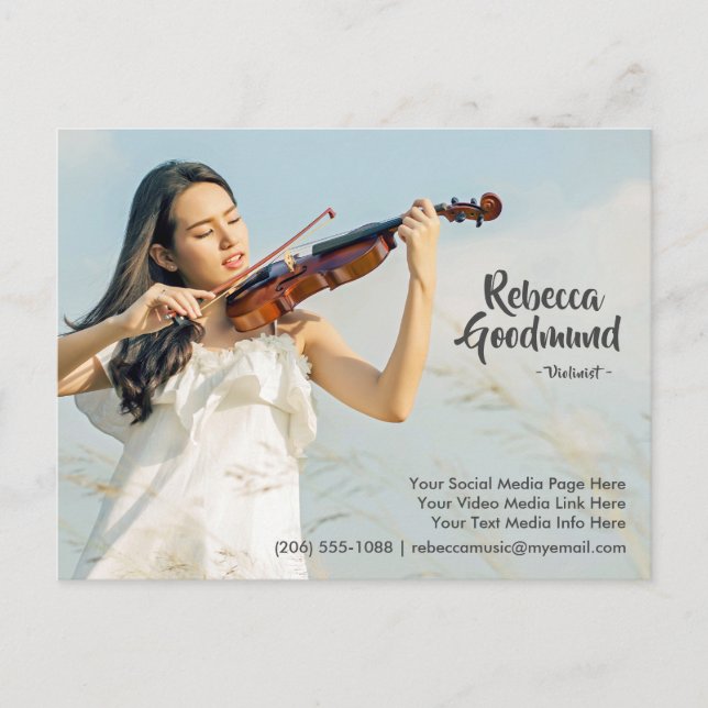 Carte Postale Modèle Actor Entertainer Photo Comp Modèle (Devant)