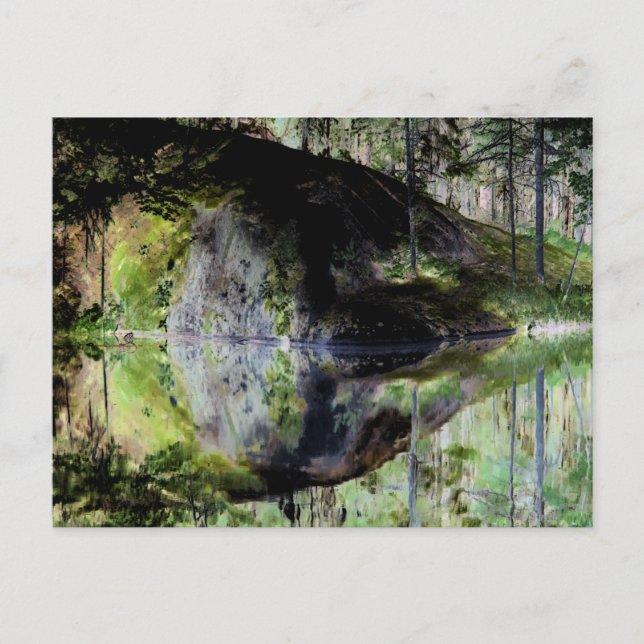 Carte postale modèle de Black Pond (Devant)