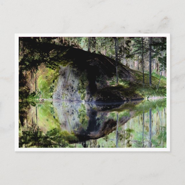 Carte postale modèle de Black Pond (Devant)