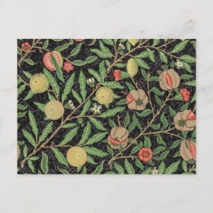 Carte Postale Modèle de fruits de William Morris (1862)