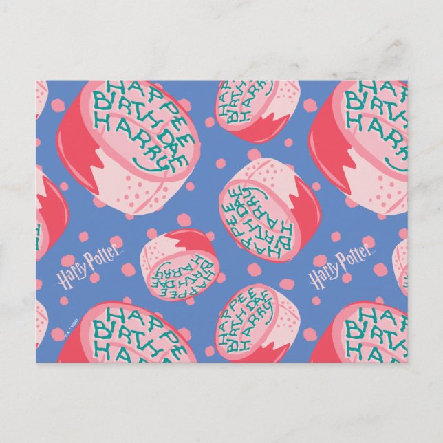 Carte Postale Modèle de gâteau d'anniversaire HARRY POTTER™ (Devant)