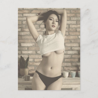 Carte postale Modèle de glamour sexy