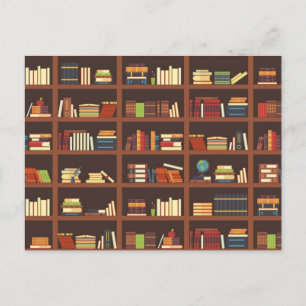 Carte Postale Modèle de livre