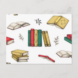 Carte Postale Modèle de livre