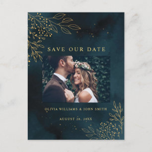 Carte Postale Modèle de papeterie Mariage de la Marine