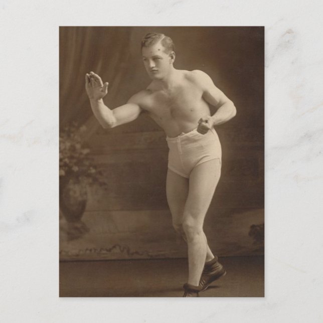 Carte Postale Modèle de sous-vêtements victoriens (Devant)