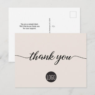 Carte Postale Modèle d'entreprise de reconnaissance de la client