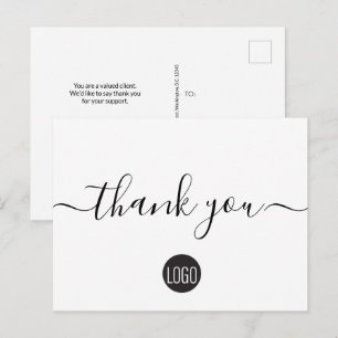 Carte Postale Modèle d'entreprise de reconnaissance de la client