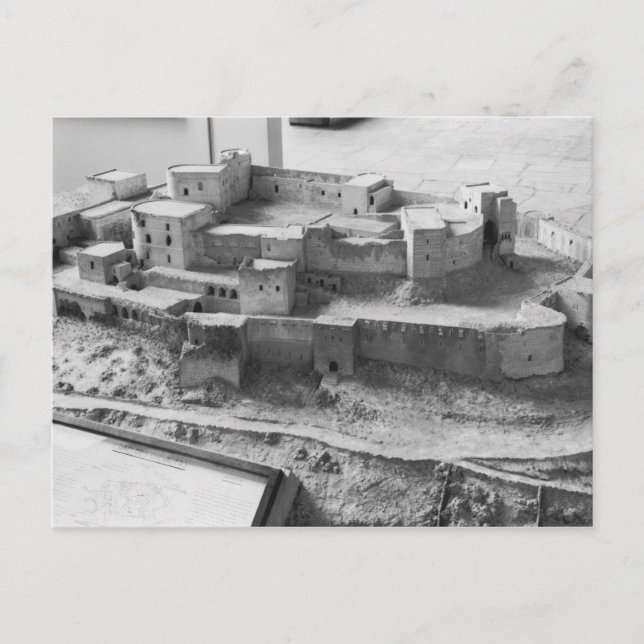 Carte Postale Modèle du Krak des Chevaliers, modèle (Devant)
