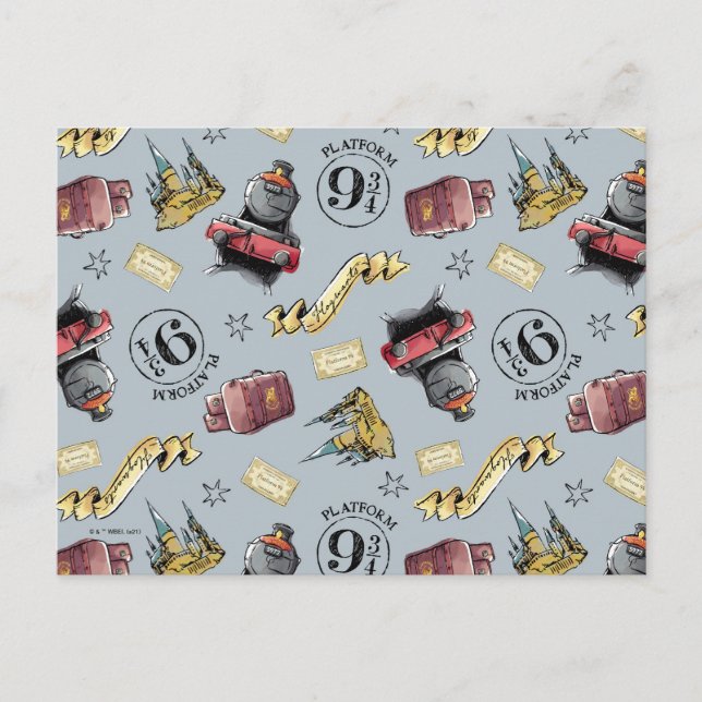 Carte Postale Modèle pour voyager à HOGWARTS™ (Devant)