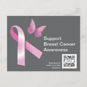 Carte postale Modèle Sensibilisation au cancer du