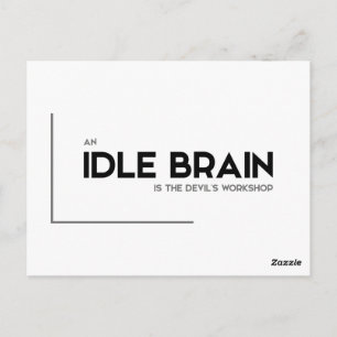 Carte Postale MODERN cite : cerveau inactif, atelier du diable